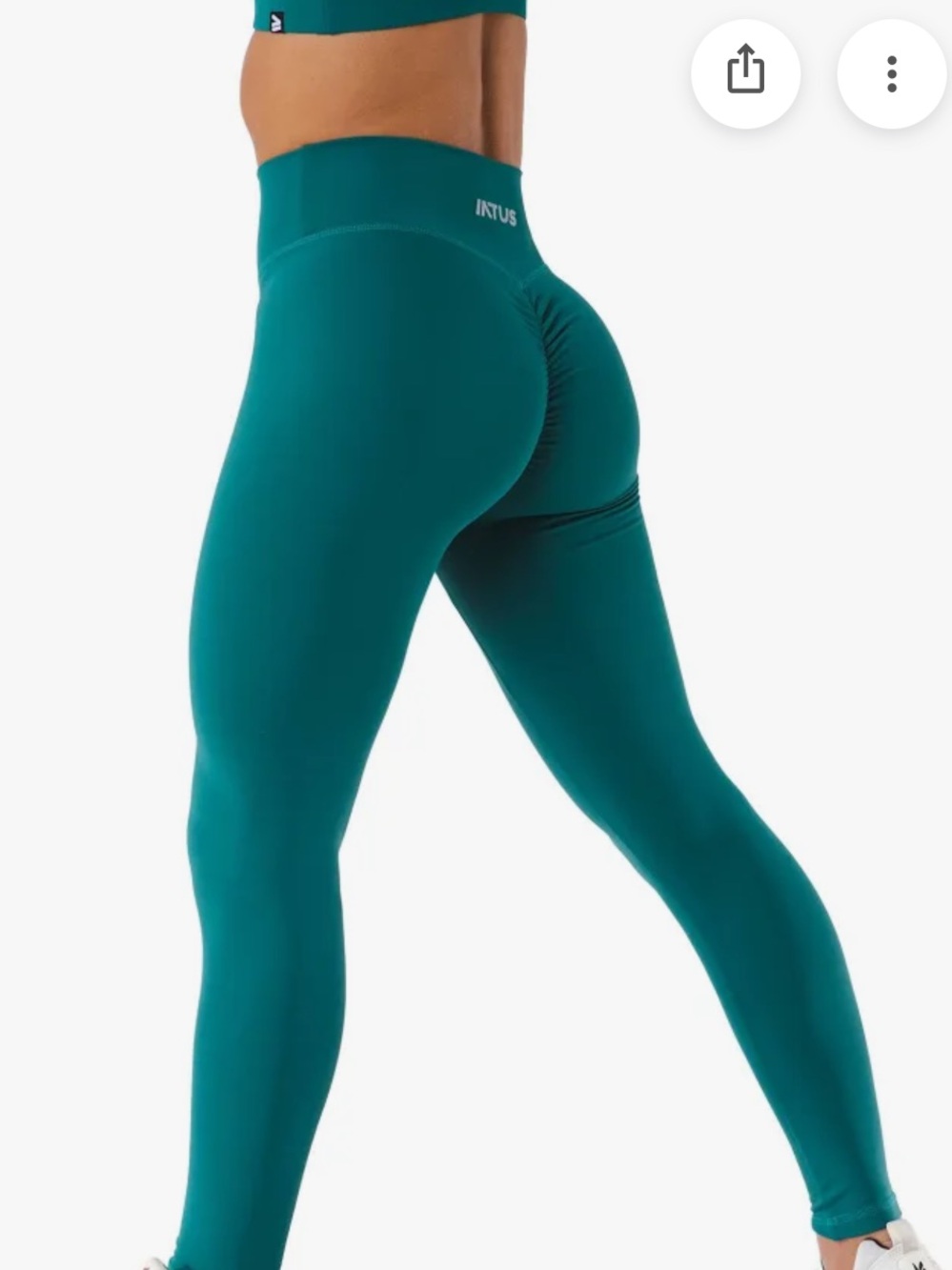 ILUS Teal Scrunch Butt Leggings